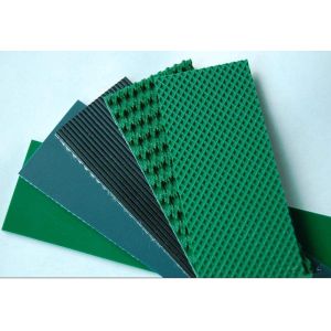 Custom Diamond Pattern PVC Mining Conveyor Belts For Bulk Materials Transportati