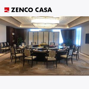 China Chinese Style Hotel Banquet Hall Electric Dining Table And Chairs For Hotel Restaurant factory