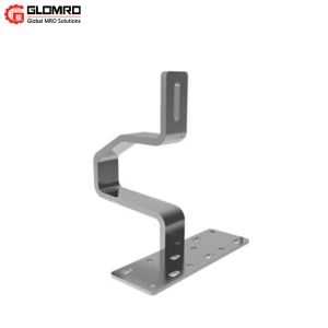 China Anodizing Solar Panel Supports Stainless Corrugated Tile House Roof Bracket Hook factory