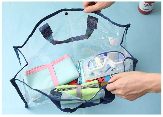 Digital Printing Waterproof Clear Crossbody PVC Beach Bag