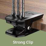 12W 3Heads LED Clip Grow Light Dimmable Table Clip Lamp Full Spectrum