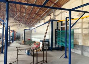 China Aluminium Profile Power Coating Production Line Automatic Paint System Room factory