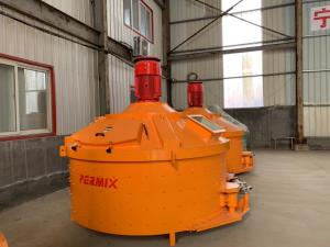 China Large Capacity Industrial Concrete Mixer PMC750 Firebrick Foam Glass Mixing Precast factory