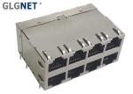 Non POE 4 Channels 2X4 Magnetic RJ45 Connector