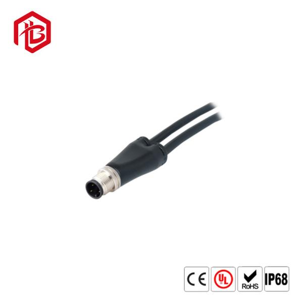 M12 Sensor Aviation Plug Metal Shielded Elbow A Type Male And Female Assembly