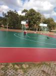 Crack resistance Asian Flooring Red Green Tennis Court Acrylic Flooring