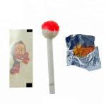 Candle Shape Lollipop Popping Candy Assorted Grape Apple Banana Flavor