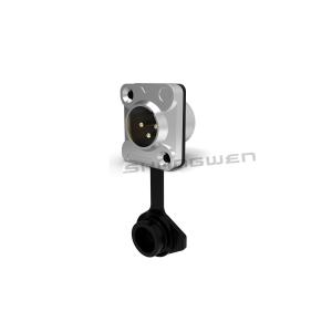 China XLR Audio Power Waterproof Socket Connector 3 Pin Microphone IP65 factory