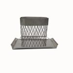 Powder Coated 10" Rectangular Stove Pipe Rain Cap Polished Surfce