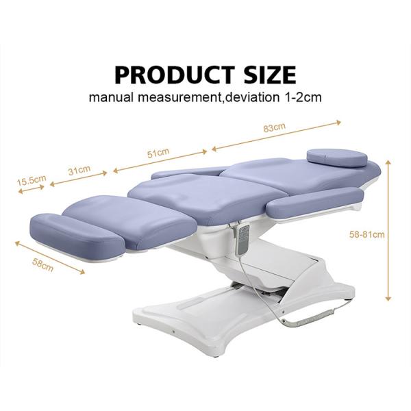 Electrical spa beauty bed massage bed