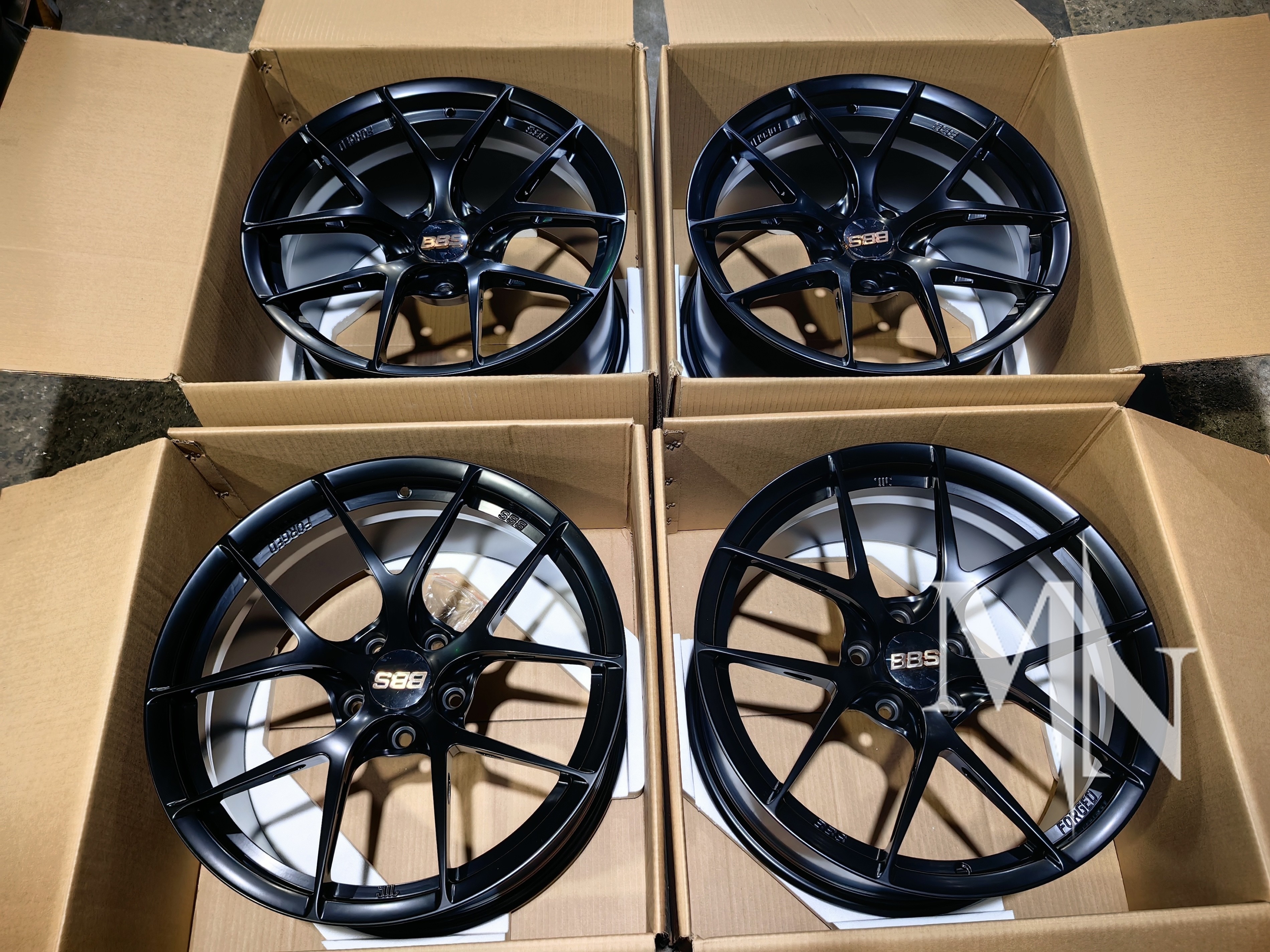 BBS FI R Custom Forged Black Wheels Rims For BMW M2 M3 Available