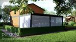 Aluminum outdoor pavilion to create a comfortable outdoor life