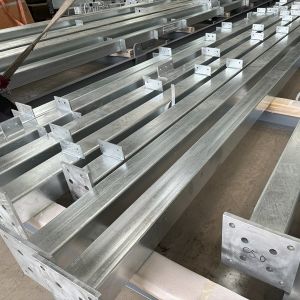 Quick Install Prefab Galvanized Steel Structure Fabrication With Protective