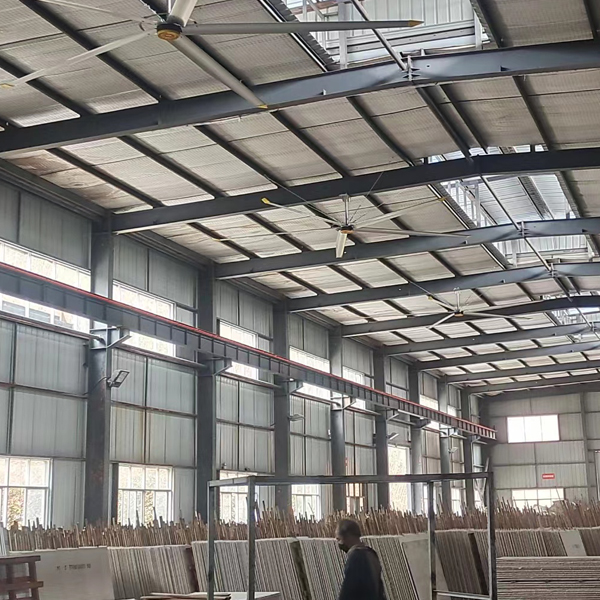 Powerful 6.1m 20FT HVLS Industrial Ceiling Fan for Restaurant and Manufacturing Plant