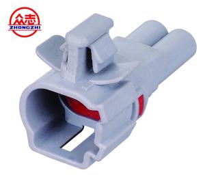 China IP69K Waterproof Auto Wire Connectors 2 Pin Male Grey And White Color factory