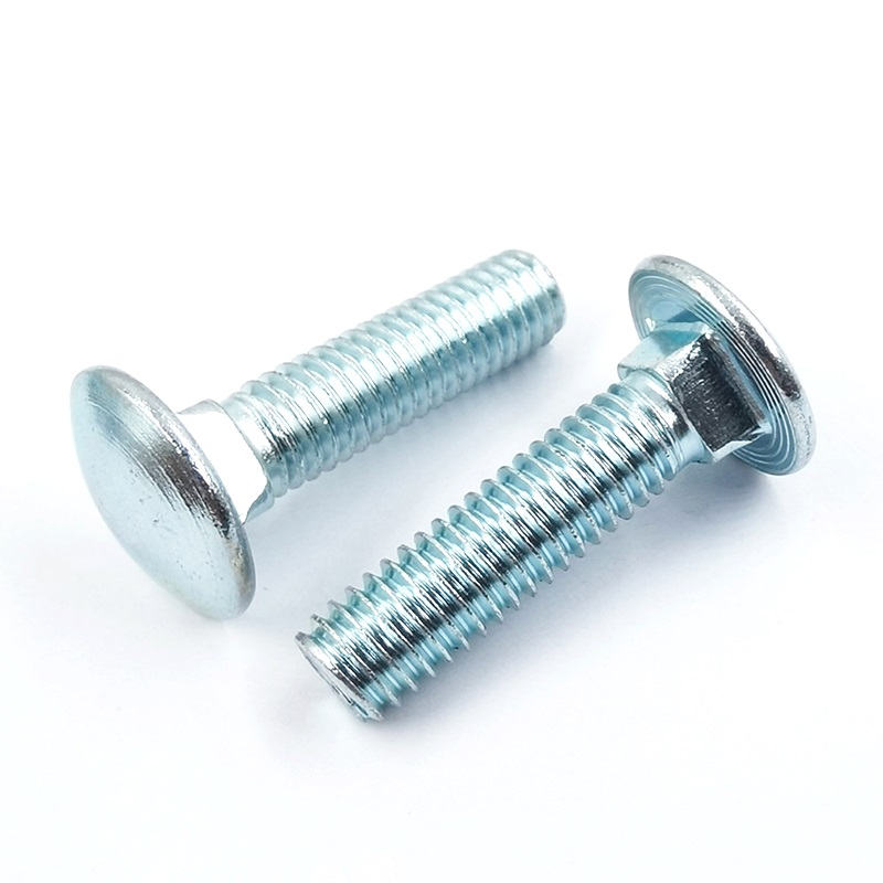 Handan Fastener 's DIN603 Carriage Bolt with ZINC Plated Finish and ISO9001 Certification