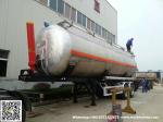 Aluminum Alloy Wheat Flour Bulk Tanker with Tipping Hydraulic Cylinder (6000USG