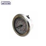 Stainless Steel Bourton Tube Liquid Filled Pressure Gauge Heavy Duty 63mm 100mm
