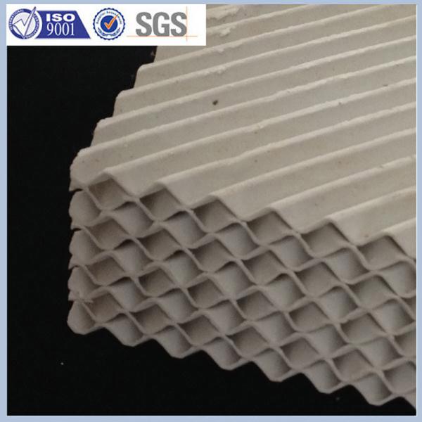 China Ceramic Structured Packing Ceramic Block 350Y For Fining and Distillation factory