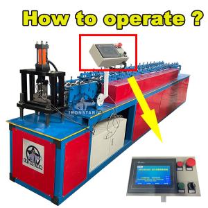 China How to operate shutter door roll forming machine? factory