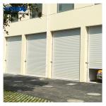 Exterior Roller Shutter Garage Doors Remote Control Windproof Aluminum