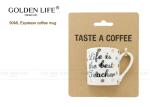 BSCI DISNEY Certificated Espresso Coffee Mugs 90mL Capacity With Happy Birthday