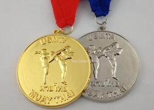 China Gymnastics Metal Die Cast Medals , Zinc Alloy Custom Gold Medals factory