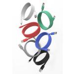 Soft Liquid Silicone Usb A To Usb C Cable , 5V 3A 3ft Green Usb Cable