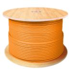 Cat8 SFTP 22AWG Orange PVC 40Gbps For Data Center Cable 1000FT
