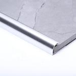 Bathroom Ceramic U Channel Round Aluminium Tile Trim 1.8m