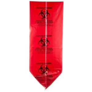 China LDPE Bio Medical Waste Bags , Customized 200L Biohazard Infectious Waste Bags factory