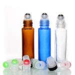 New Essential Oil Roller Glass Bottles Steel Ball 10Ml Roller Bottle Amber Roll
