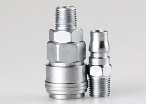 China 1/8 -1/2 Inch Pneumatic Quick Disconnect Couplings , LSQ-AA Pneumatic Connectors factory