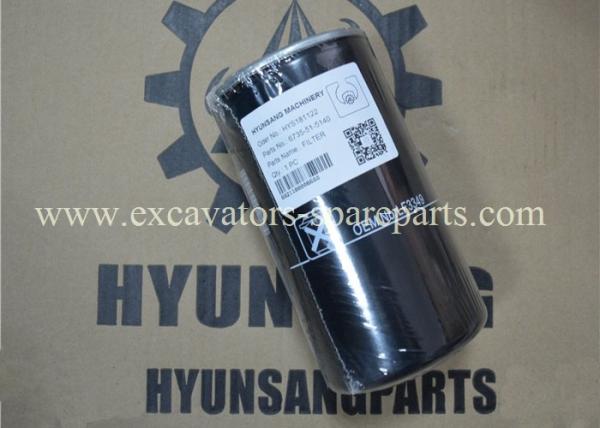 6735-51-5140 6735-51-5141 Excavator Filters / Excavator Oil Filter For Komatsu