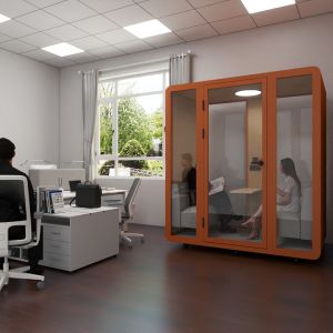 Office Pod Business Has A Telephone Soundproof Booth And Also A Sleep Pod For