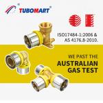 CW617N Brass High Performance Pex Press Fittings PEX AL PEX Pipe Press Fittings