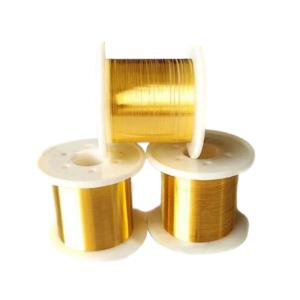 China Gold Plated Tungsten Wire 0.0003mm Coating 500m Spool factory