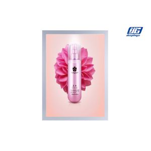 A2 Size Silver Anodizing Snap Open Frame Energy Saving Led Slim Panel Light Box