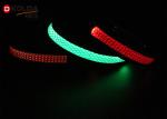 LED Nylon Dog Collar Dog Cat Harness Flashing Light Up Night Safety Pet Collars