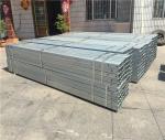 Stable Performance Galvanized Steel Tubing Square Sign Post Easy Installation