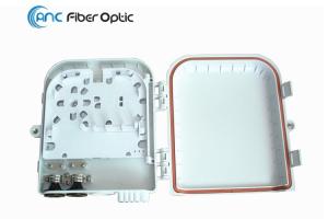 China Outdoor Wall Mount Fiber Optic Termination Boxes 8 Port for 1x4 1x8 PLC Splitter factory