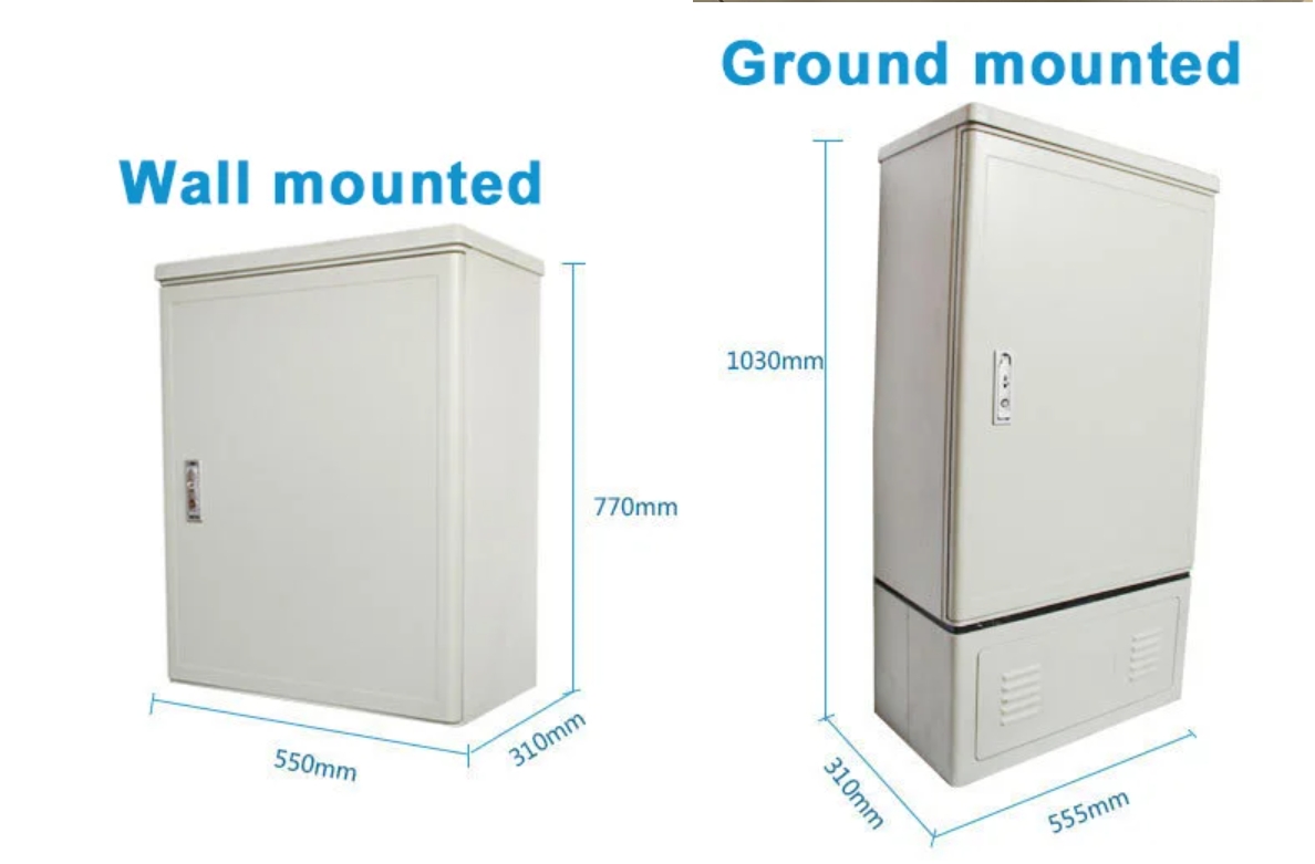 FTTH Outdoor Waterproof Fiber Optic Cable Handover Box 144 Fibers Weather-Resistant