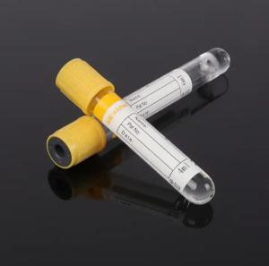 China Gel Clot Activator Tube Yellow Top Blood Tube For Blood Collection With Gel All Sizes factory