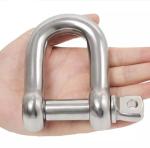 High Strength Stainless Steel Hot Forged D Shackle M4-M22 Perfect for General
