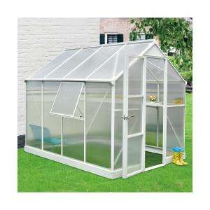 China Strong Aluminum Hobby Greenhouse 6x6ft 6x8ft 6x10ft UV Protecting factory