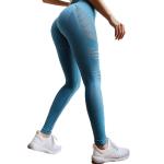 High Waisted Seamless Workout Leggings , Push Up Running Women Gym Fitness