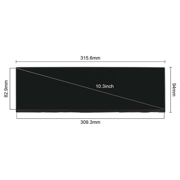 12.6 inch LCD Screen Display NV126B5M-N41 1920x515 IPS Touch Panel for Stretched