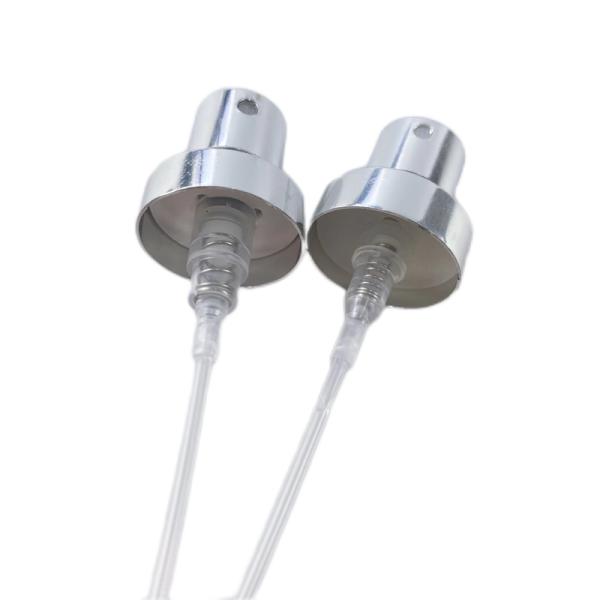 Aluminum Perfume Sprayer Crimp Pump Silver Gold Color For Glass Bottle