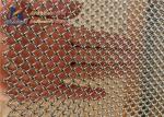 Cellular Coil Drapery Mesh 1.5mm Stainless Steel Wire Mesh Panels