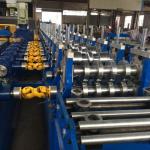 PLC Control Highway Guardrail Machine , W Beam Roll Forming Machine